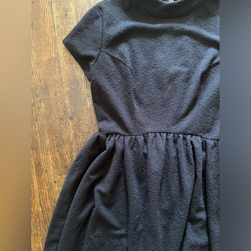 Xhilaration Zip Up Black Dress Size MD